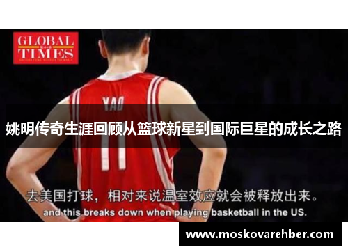 姚明传奇生涯回顾从篮球新星到国际巨星的成长之路